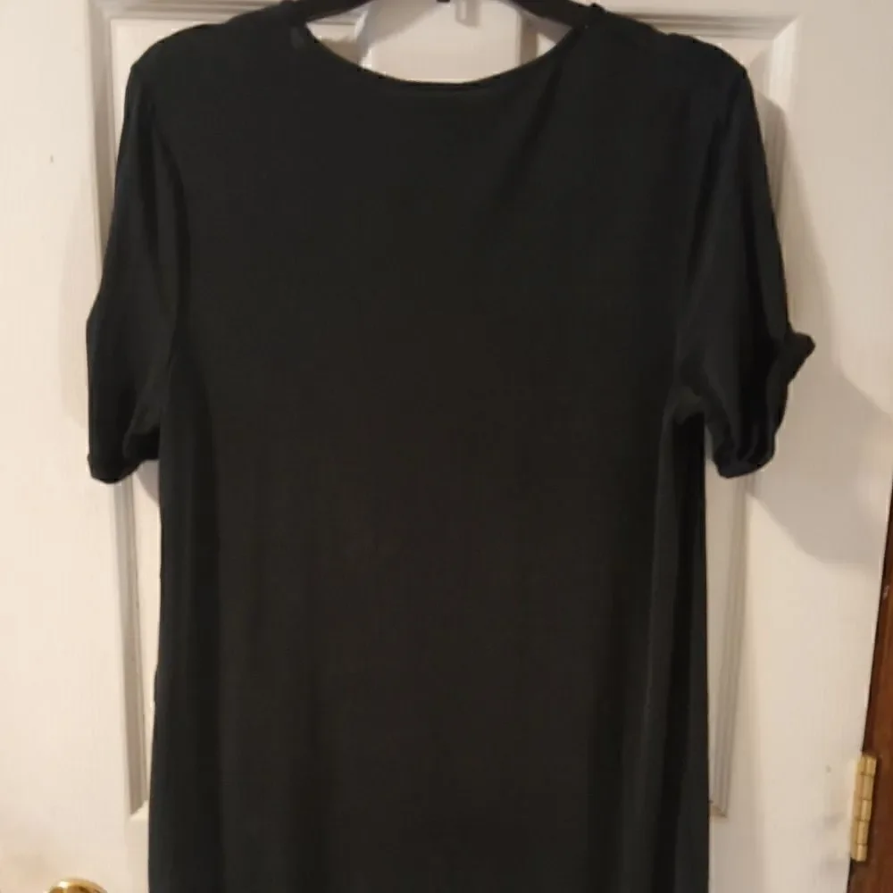 Dolan left coast Anthropologie Cupro Plunge tunic size S